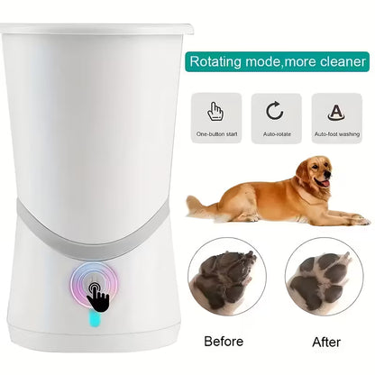 Electric Pet Paw Cleaner – Keep Your Home Mud-Free!